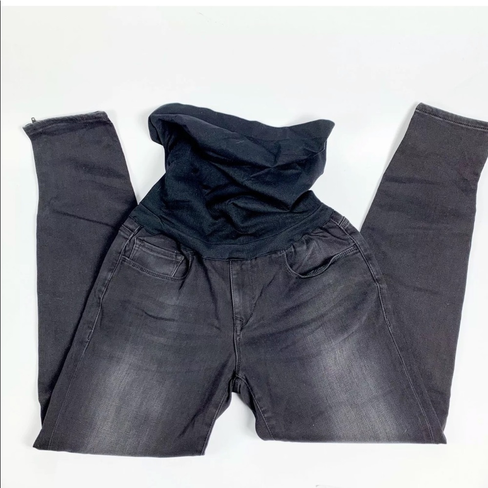 Mavi Maternity Jegging Charcoal Sz Medium